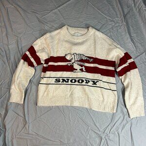 American Eagle Snoopy Sweater Adult Medium